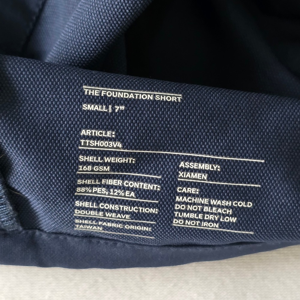 Ten Thousand Men The Foundation Short 7" Navy Blue Training Shorts Size Small - Picture 5 of 5